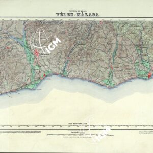 MAPA TOPOGRAFICO DE ESPANA - Velez-Malaga - Foglio 1054