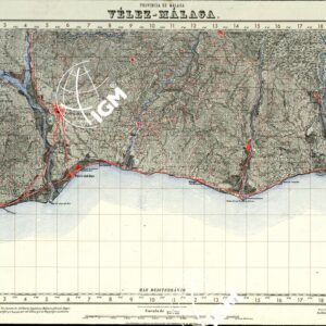 MAPA TOPOGRAFICO DE ESPANA - Velez-Malaga - Foglio 1054
