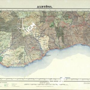 MAPA TOPOGRAFICO DE ESPANA - Albunol - Foglio 1056