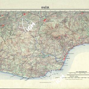 MAPA TOPOGRAFICO DE ESPANA - Coin - Foglio 1066