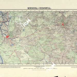 MAPA TOPOGRAFICO DE ESPANA - Medina-Sidonia - Foglio 1069