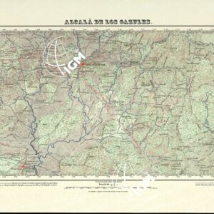 MAPA TOPOGRAFICO DE ESPANA - Alcala de los Gazules - Foglio 1070