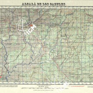 MAPA TOPOGRAFICO DE ESPANA - Alcala de los Gazules - Foglio 1070