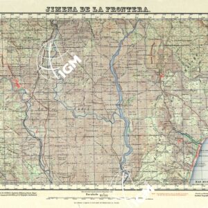 MAPA TOPOGRAFICO DE ESPANA - Jimena de la Frontera - Foglio 1071