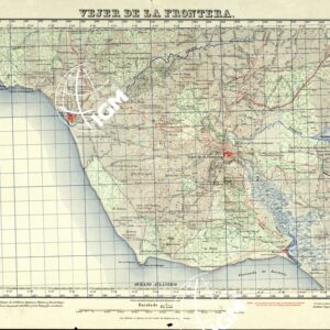 MAPA TOPOGRAFICO DE ESPANA - Vejer de la Frontera - Foglio 1073