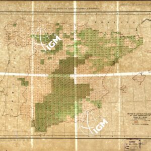 MAPA TOPOGRAFICO DE ESPANA - Quadro d'unione sostitutivo
