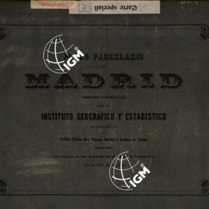 PLANO PORCELARIO DE MADRID - Copertina Fronte