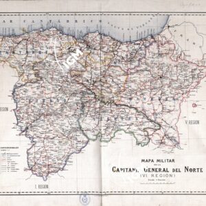 MPA MILITAR DE LA CAPITANIA GENERAL DEL NORTE. (VI Region)