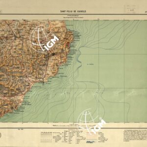 MAPA DE CATALUNYA - Sant Feliu de Guixols - F° 24