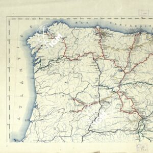 MAPA MILITAR DE LES FERROCARRILES DE ESPANA
