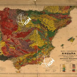 MAPA GEOLOGICO DI ESPANA