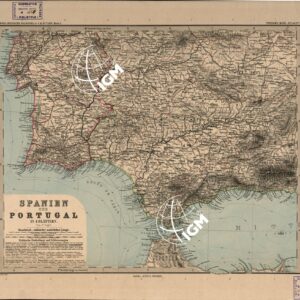 SPANIEN UND PORTUGAL - ATLAS N°41 BLATT 3