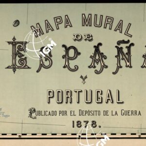 MAPA MURAL DE ESPANA Y PORTUGAL - Foglio 9