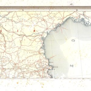 MAPA ITINERARIO MILITAR DE ESPANA - Tavola IV