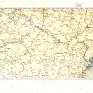 MAPA ITINERARIO MILITAR DE ESPANA - Tavola VII