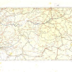 MAPA ITINERARIO MILITAR DE ESPANA - Tavola X