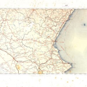 MAPA ITINERARIO MILITAR DE ESPANA - Tavola XI