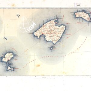 MAPA ITINERARIO MILITAR DE ESPANA - Tavola XII