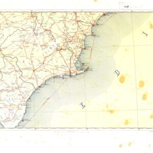 MAPA ITINERARIO MILITAR DE ESPANA - Tavola XV