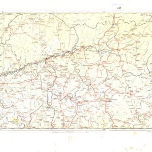 MAPA ITINERARIO MILITAR DE ESPANA - Tavola XIV