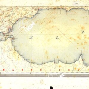 MAPA ITINERARIO MILITAR DE ESPANA - Tavola XVIII