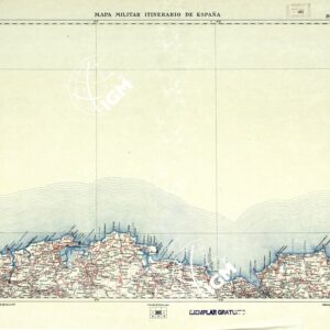 MAPA MILITAR ITINERARIO DE ESPANA - Hoja 5