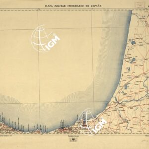 MAPA MILITAR ITINERARIO DE ESPANA - Hoja 6