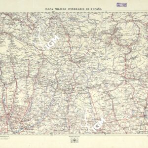 MAPA MILITAR ITINERARIO DE ESPANA - Hoja 14