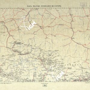MAPA MILITAR ITINERARIO DE ESPANA - Hoja 18