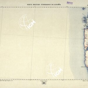 MAPA MILITAR ITINERARIO DE ESPANA - Hoja 21
