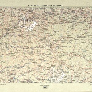 MAPA MILITAR ITINERARIO DE ESPANA - Hoja 24