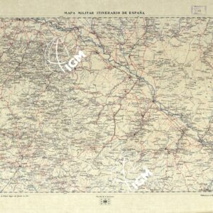 MAPA MILITAR ITINERARIO DE ESPANA - Hoja 25