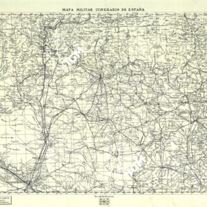 MAPA MILITAR ITINERARIO DE ESPANA - Hoja 27