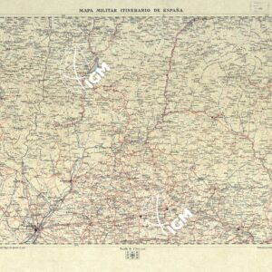 MAPA MILITAR ITINERARIO DE ESPANA - Hoja 28