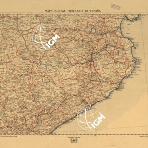 MAPA MILITAR ITINERARIO DE ESPANA - Hoja 29