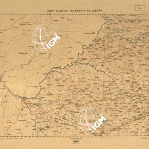 MAPA MILITAR ITINERARIO DE ESPANA - Hoja 33