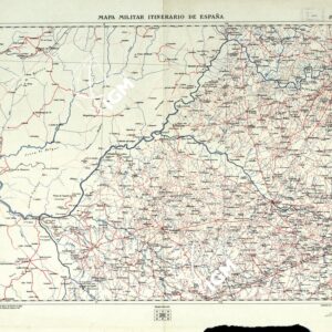 MAPA MILITAR ITINERARIO DE ESPANA - Hoja 33