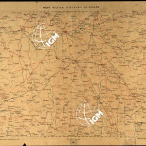 MAPA MILITAR ITINERARIO DE ESPANA - Hoja 34