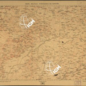 MAPA MILITAR ITINERARIO DE ESPANA - Hoja 35