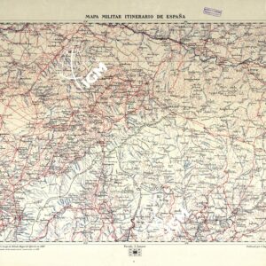 MAPA MILITAR ITINERARIO DE ESPANA - Hoja 35