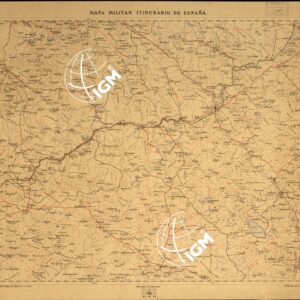 MAPA MILITAR ITINERARIO DE ESPANA - Hoja 36