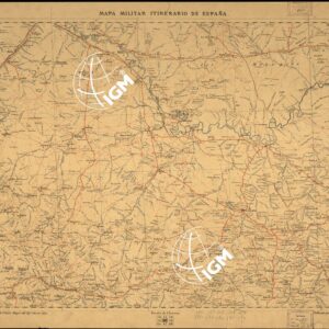 MAPA MILITAR ITINERARIO DE ESPANA - Hoja 37