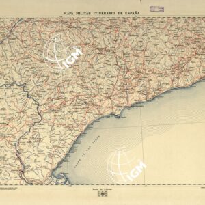 MAPA MILITAR ITINERARIO DE ESPANA - Hoja 38