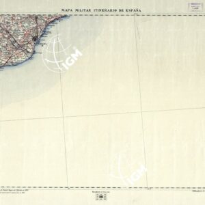 MAPA MILITAR ITINERARIO DE ESPANA - Hoja 39