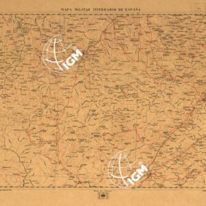 MAPA MILITAR ITINERARIO DE ESPANA - Hoja 43