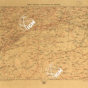 MAPA MILITAR ITINERARIO DE ESPANA - Hoja 44