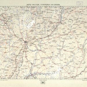 MAPA MILITAR ITINERARIO DE ESPANA - Hoja 45