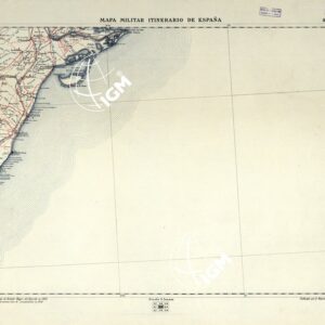 MAPA MILITAR ITINERARIO DE ESPANA - Hoja 48