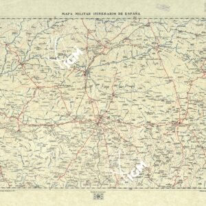 MAPA MILITAR ITINERARIO DE ESPANA - Hoja 53