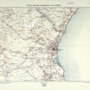 MAPA MILITAR ITINERARIO DE ESPANA - Hoja 57